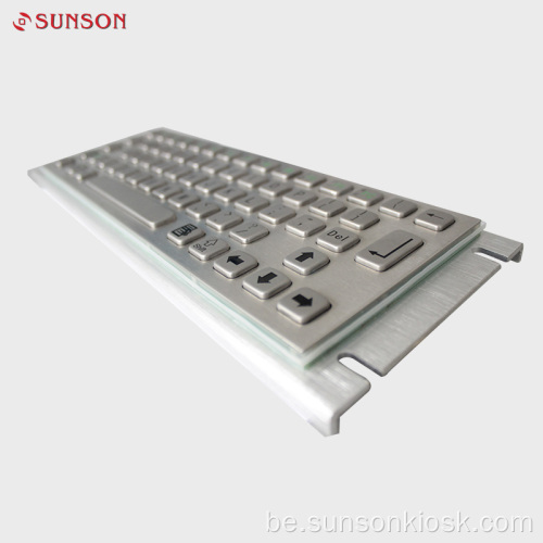 Воданепранікальная прамысловая металічная клавіятура IP65